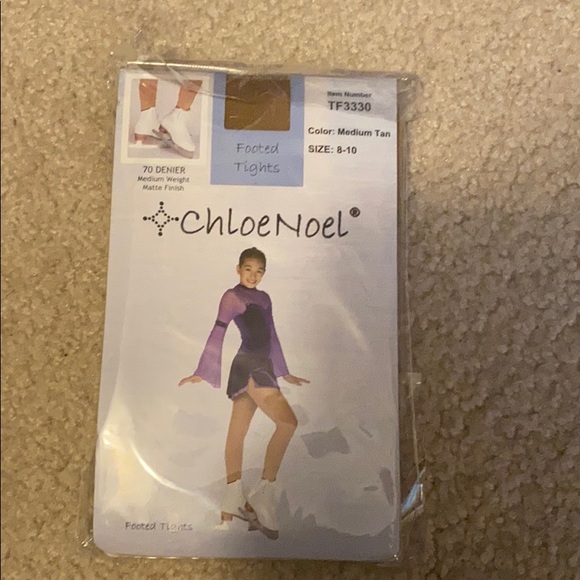 Chloe Noel footed tights - Picture 1 of 3